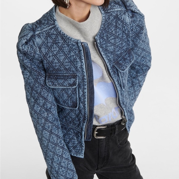 Isabel Marant Blue Jean Jacket - Picture 1 of 9